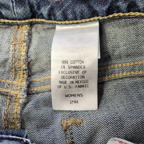 Eddie Bauer Curvy Specially Dyed Bootcut Jeans size 2R - Picture 14 of 16